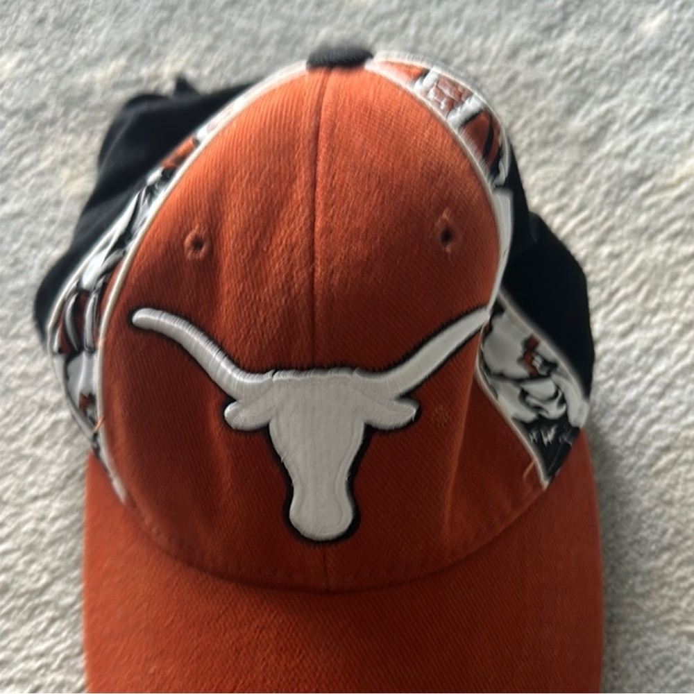 Orange Cap with Longhorn Logo